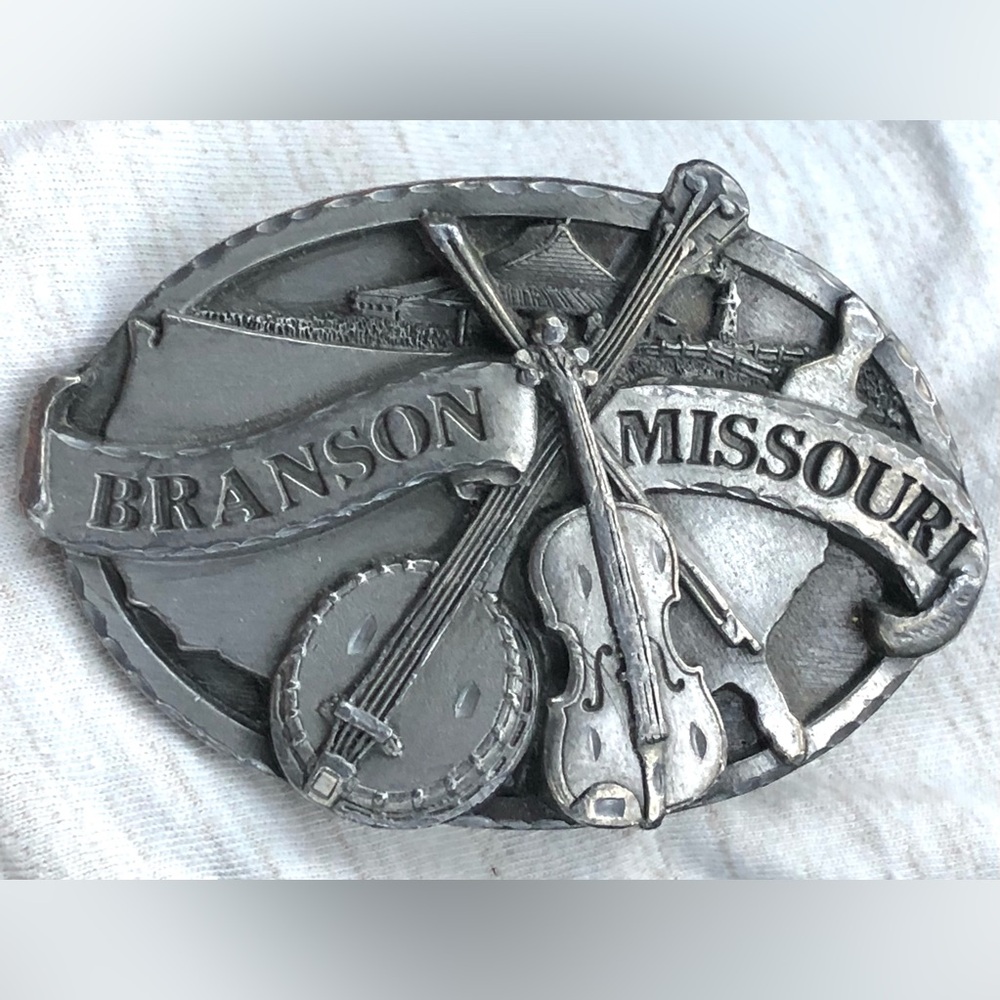 Siskiyou Branson Missouri Silver Belt Buckle